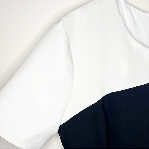 Jason Wu Collective Red Jacquard Colorblock Short Sleeve Mini Dress Size 12 - Picture 5 of 8